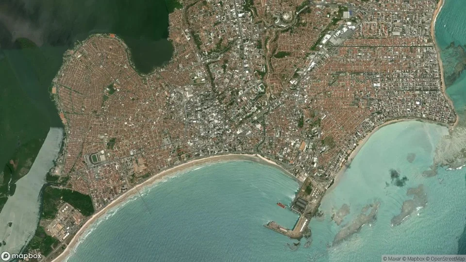 Imagem aérea de maceio