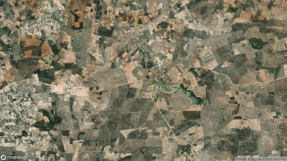 Imagem aérea de olivenca