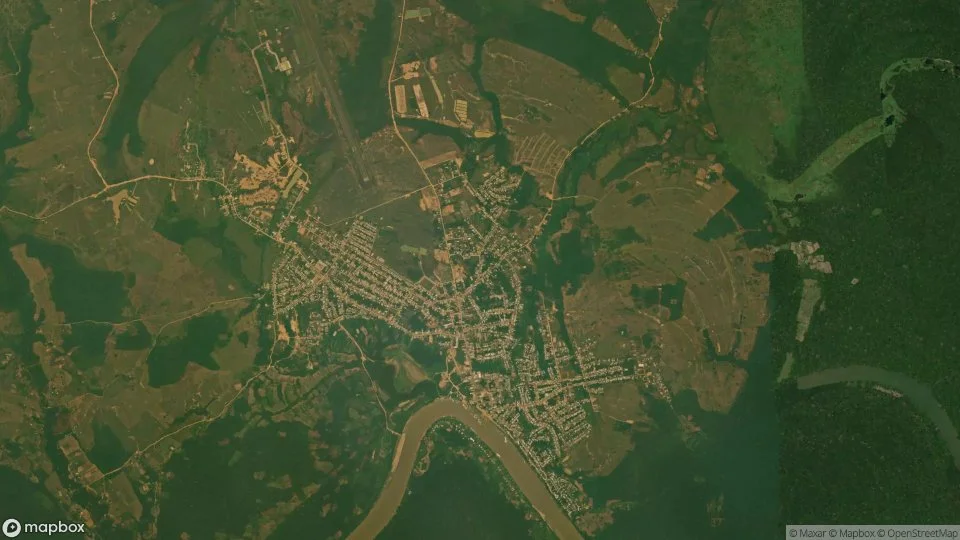Vista aérea de Eirunepé