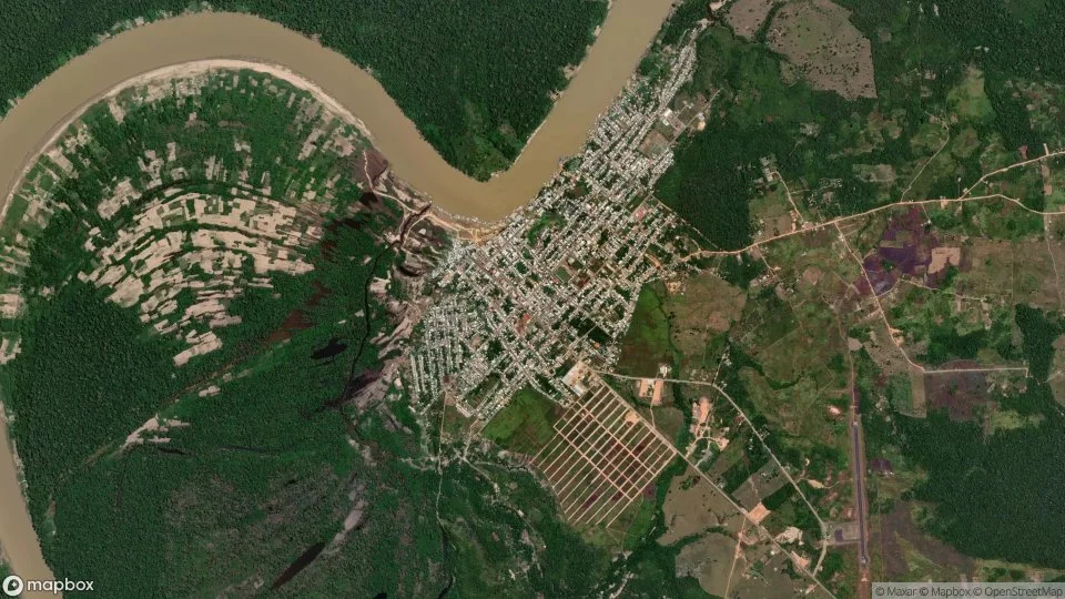 Imagem aérea de labrea
