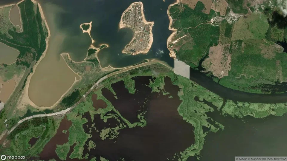 Imagem aérea de nhamunda