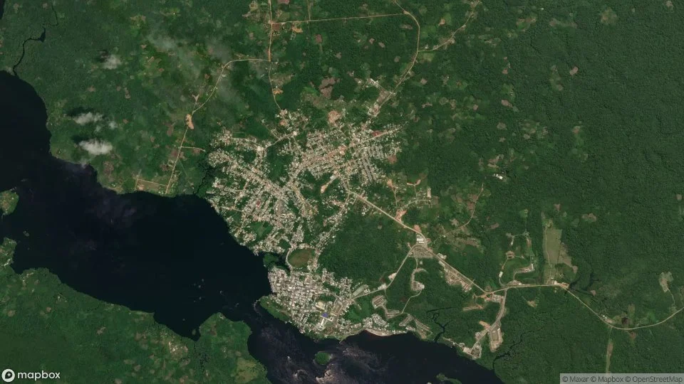 Vista aérea de São Gabriel da Cachoeira