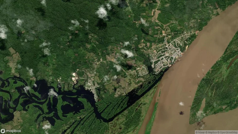 Imagem aérea de tonantins