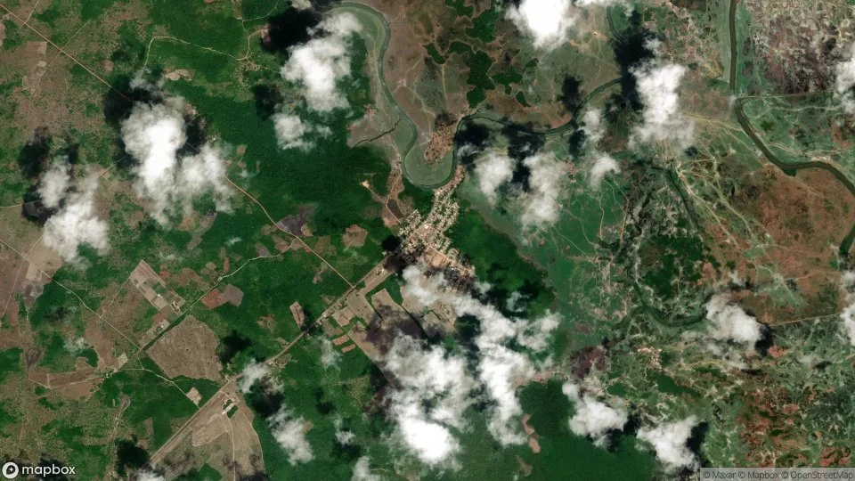 Imagem aérea de itaubal