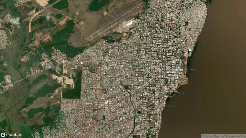 Imagem aérea de macapa
