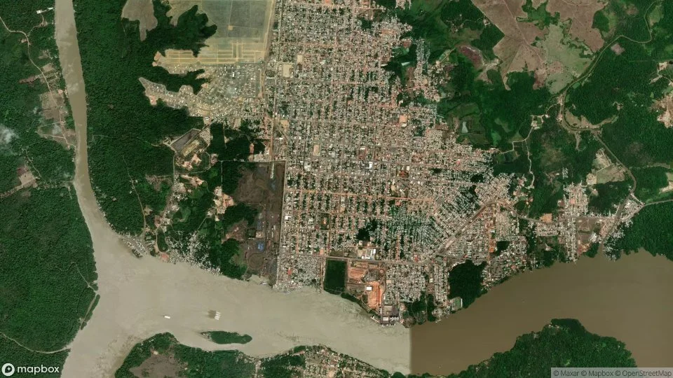 Imagem aérea de santana