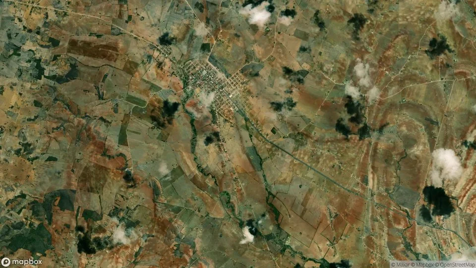 Imagem aérea de adustina