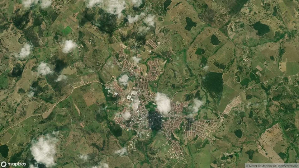 Imagem aérea de amargosa