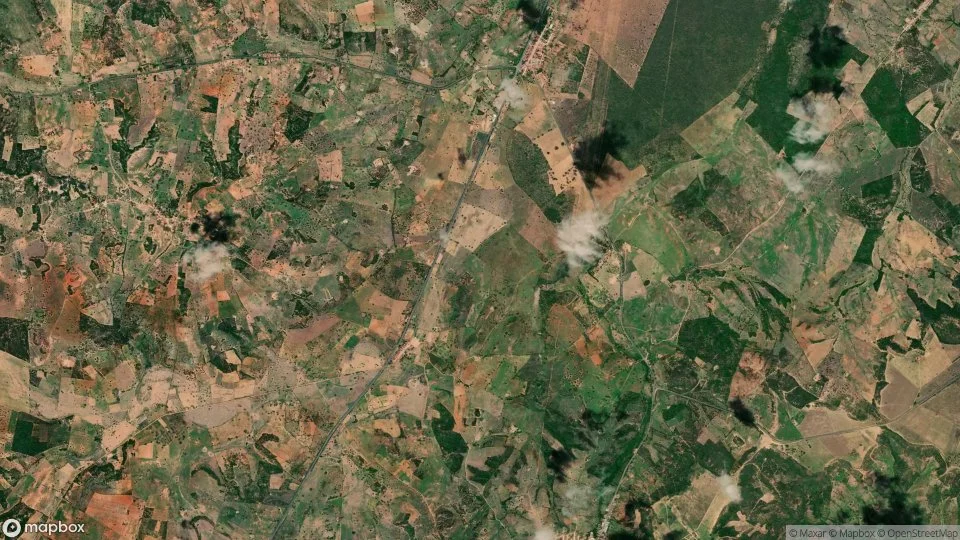 Imagem aérea de antas