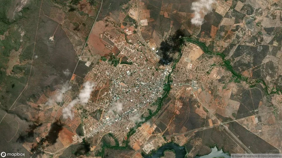 Imagem aérea de brumado
