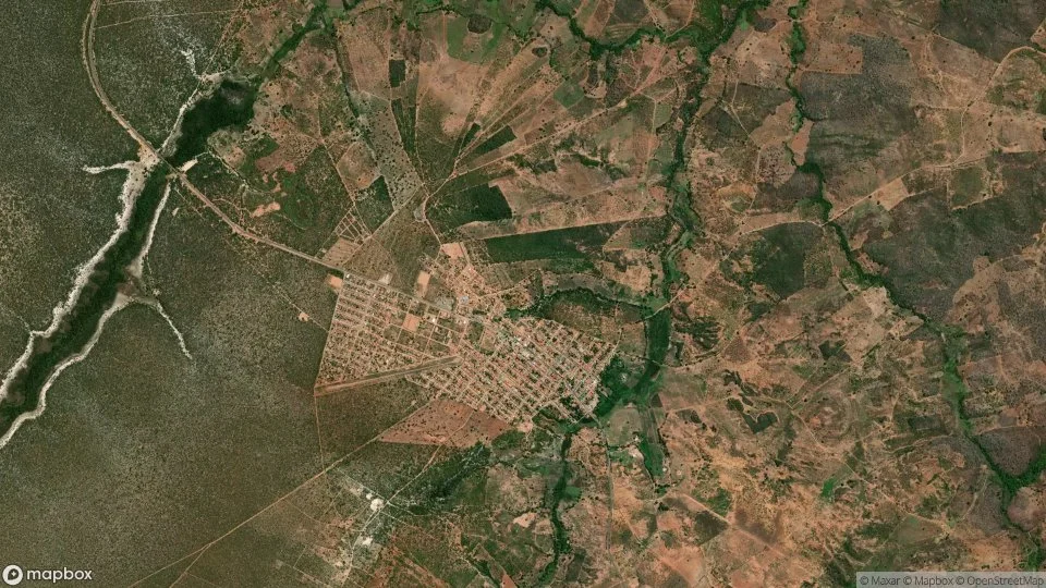 Imagem aérea de coribe