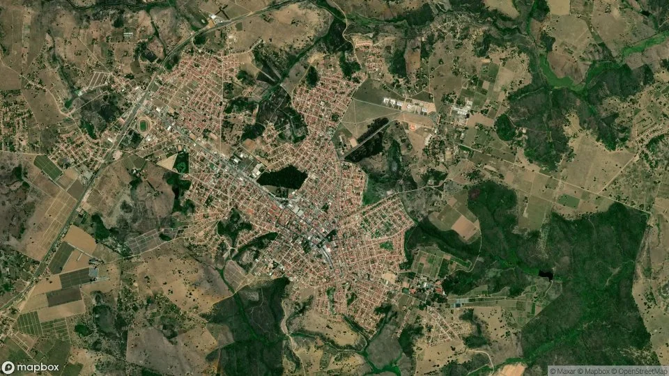 Vista aérea de Cruz das Almas
