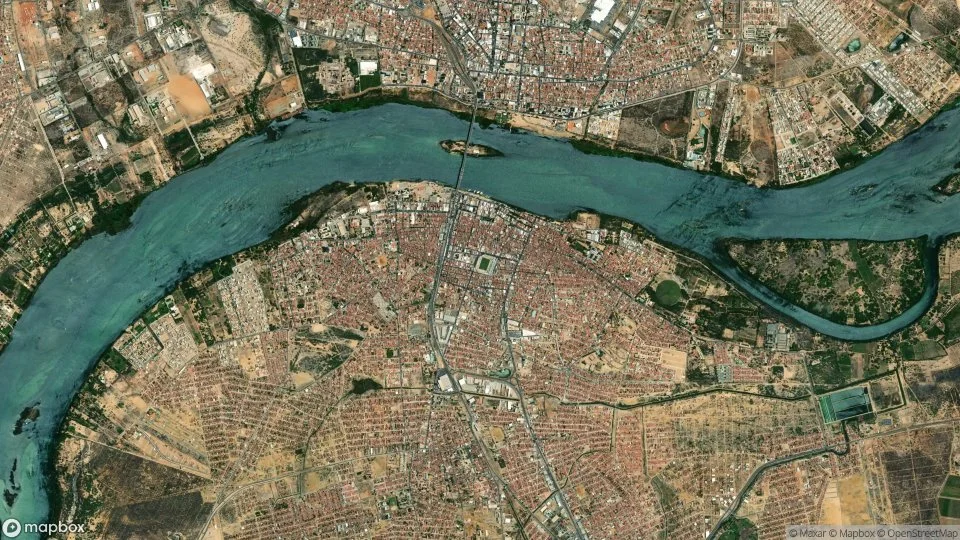 Imagem aérea de juazeiro