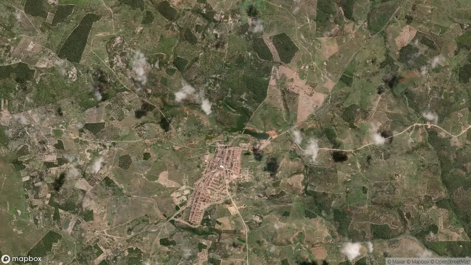 Imagem aérea de macajuba