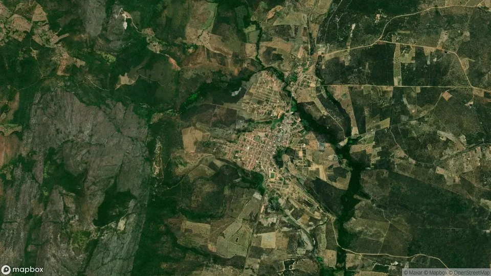Imagem aérea de pindobacu