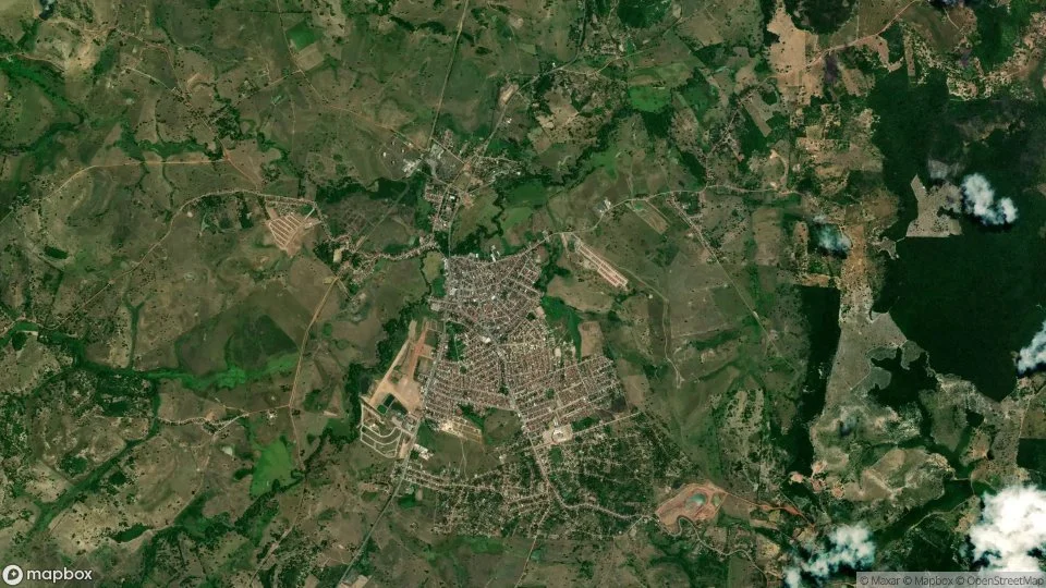 Vista aérea de São Sebastião do Passé