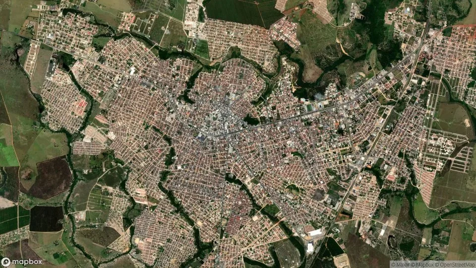 Vista aérea de Teixeira de Freitas