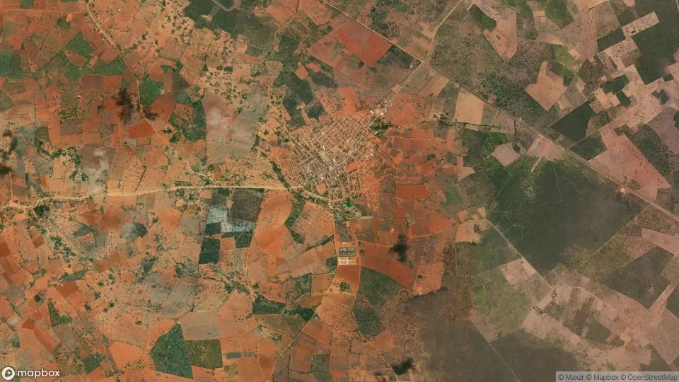 Imagem aérea de umburanas
