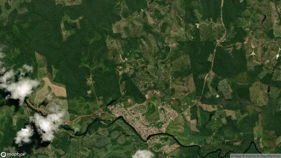 Imagem aérea de una