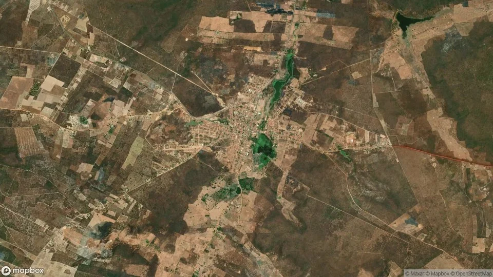Imagem aérea de araripe