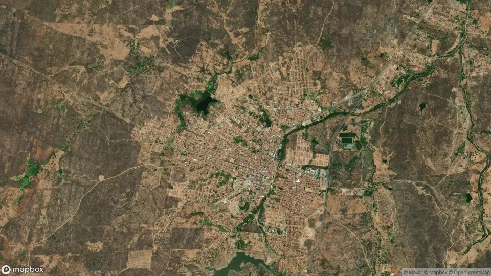 Vista aérea de Canindé