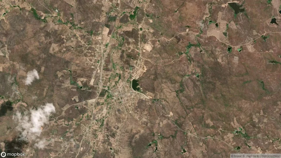 Imagem aérea de ipueiras
