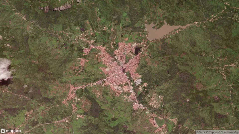 Imagem aérea de itapaje