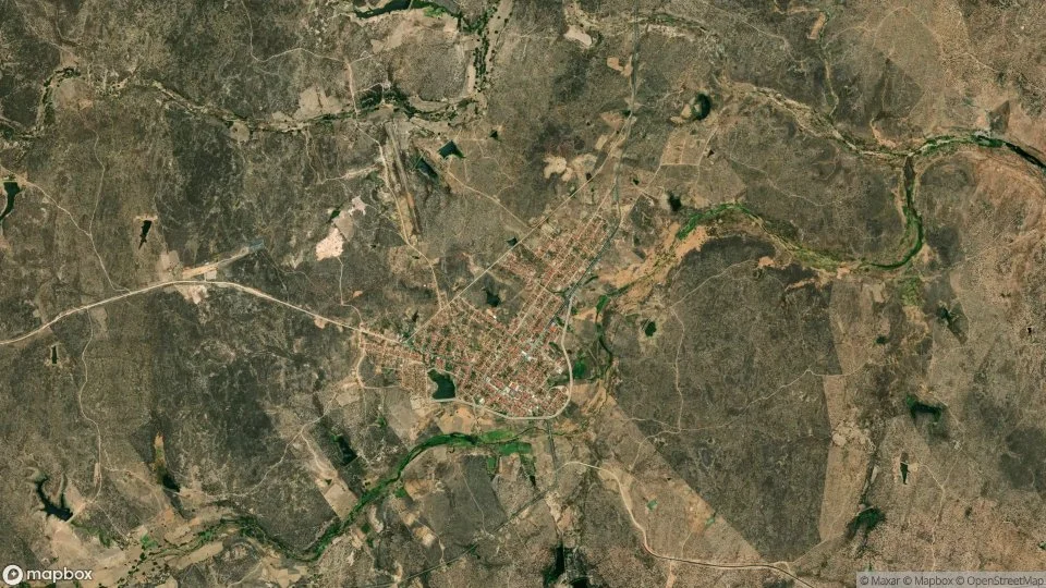 Imagem aérea de jaguaretama