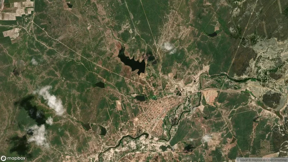 Imagem aérea de palhano