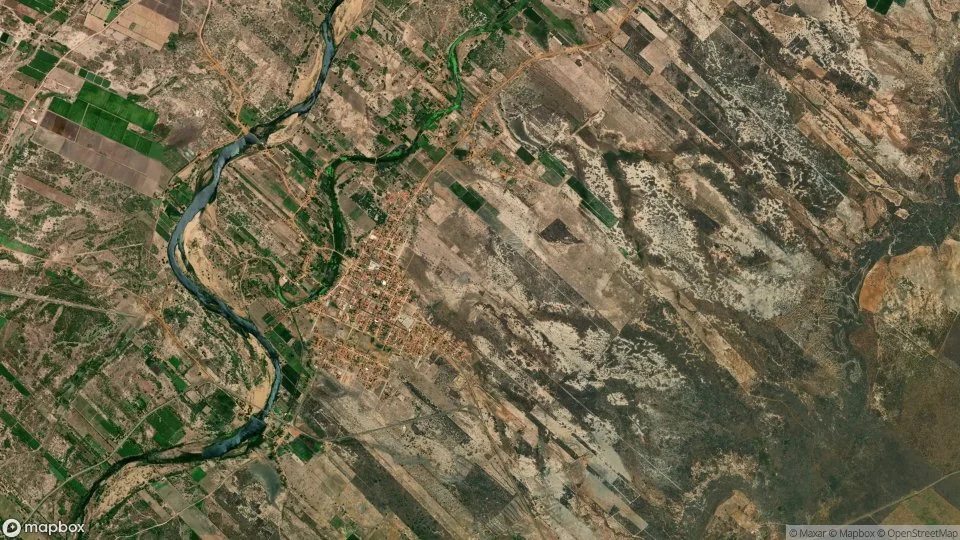 Imagem aérea de quixere