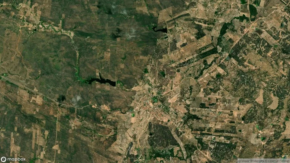 Imagem aérea de umari