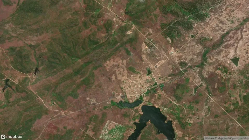 Imagem aérea de uruoca