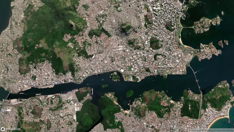 Imagem aérea de vitoria