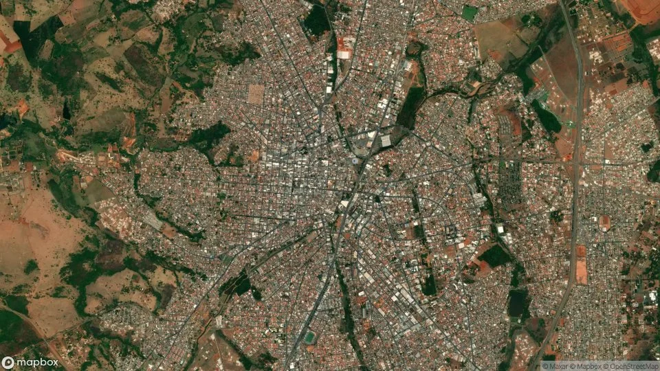 Imagem aérea de anapolis