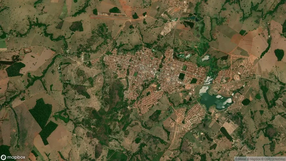Imagem aérea de anicuns