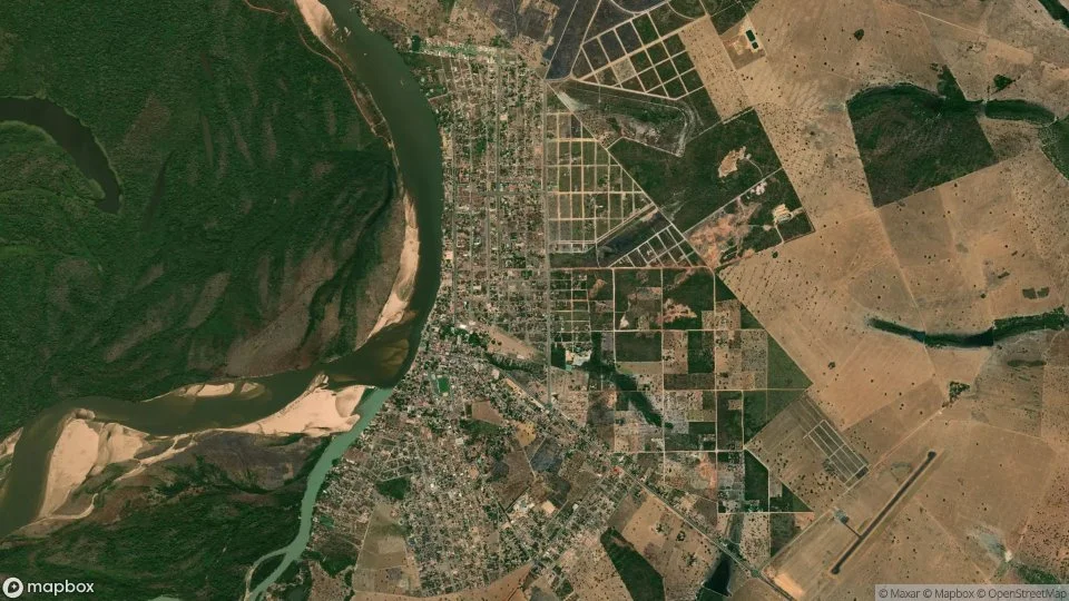 Imagem aérea de aruana