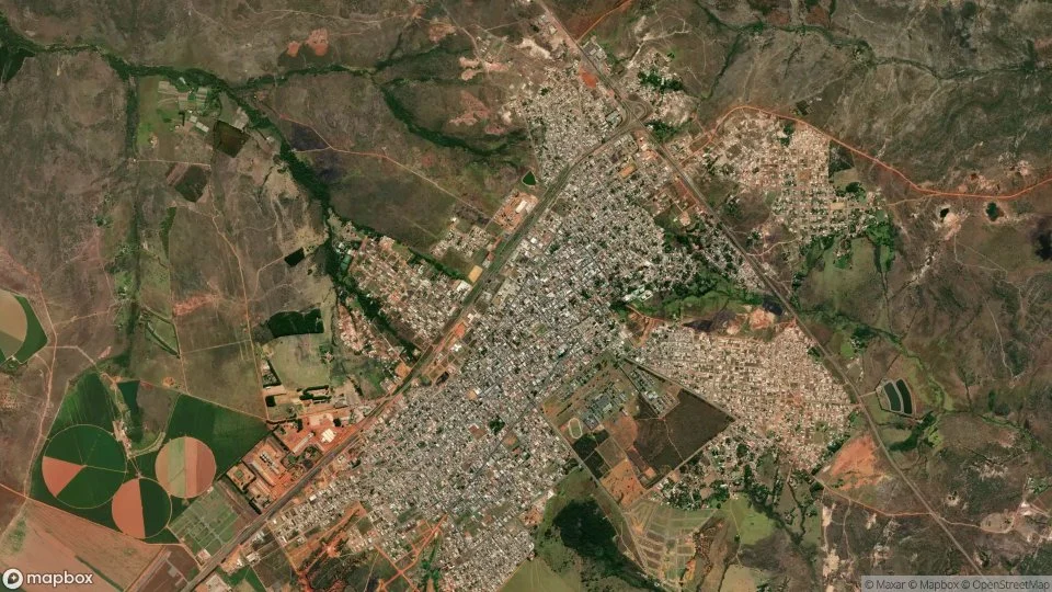 Vista aérea de Cristalina