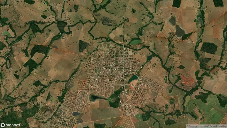Imagem aérea de itapaci