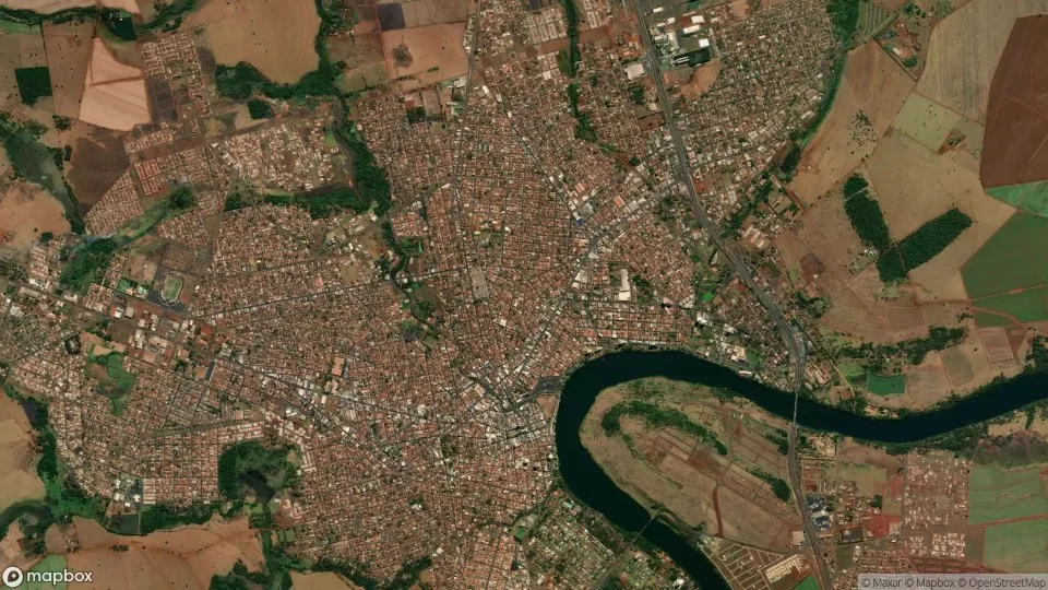 Vista aérea de Itumbiara