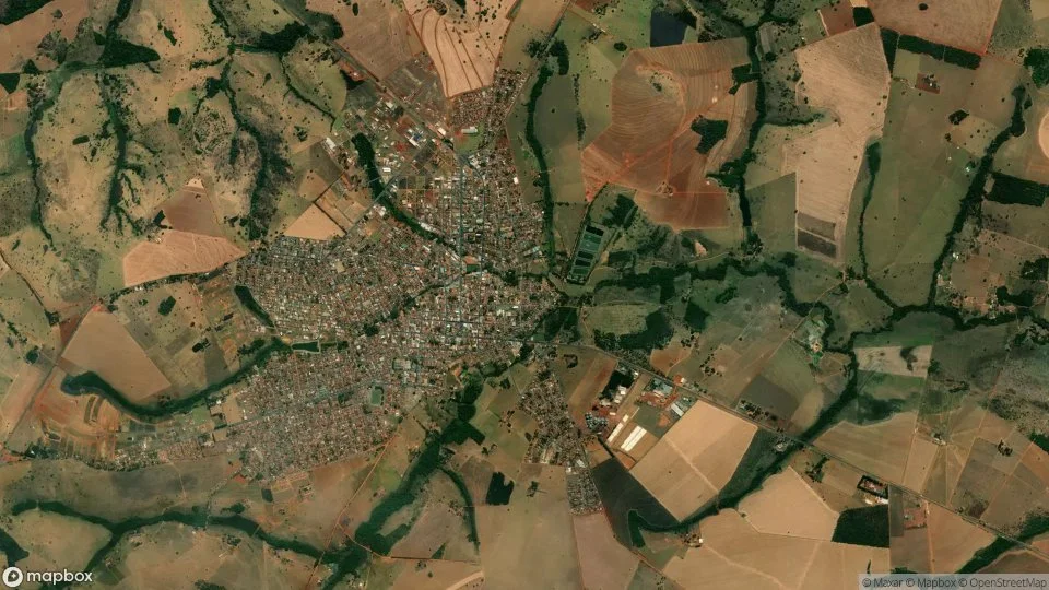 Vista aérea de Piracanjuba