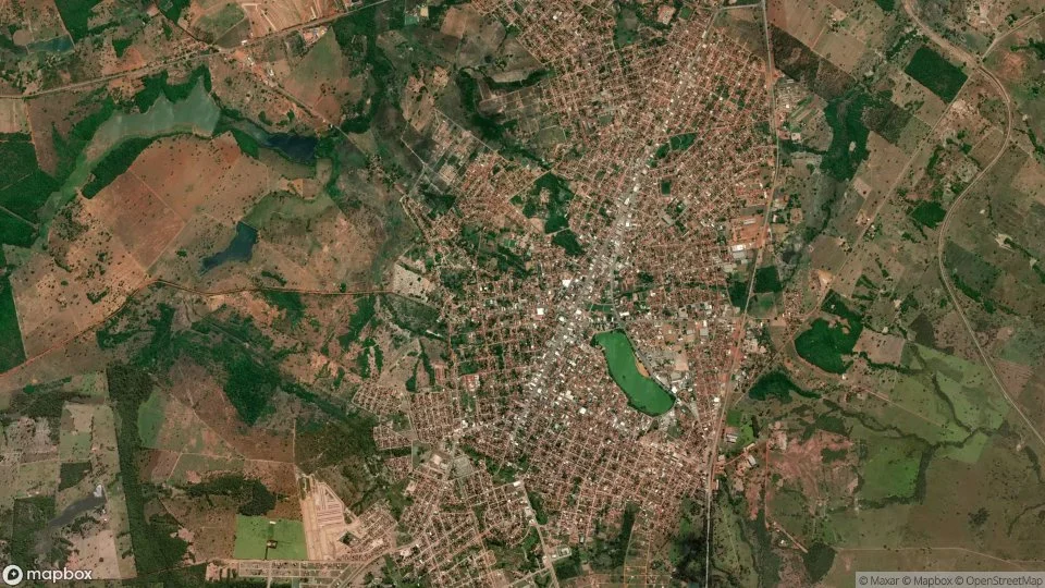 Imagem aérea de porangatu