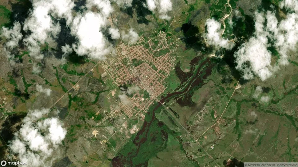 Imagem aérea de maracacume