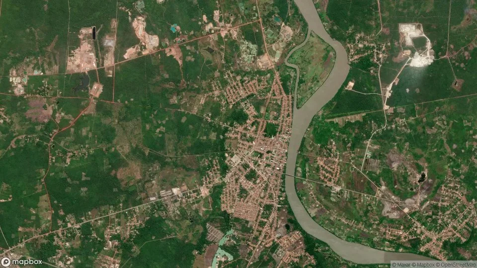 Imagem aérea de rosario