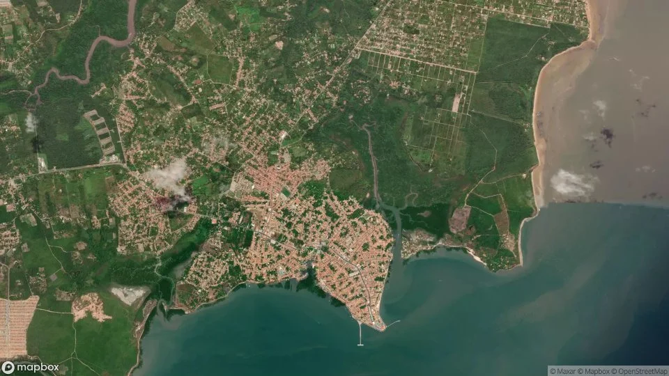 Vista aérea de São José de Ribamar