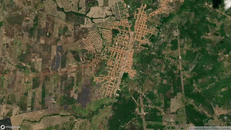 Vista aérea de São Mateus do Maranhão
