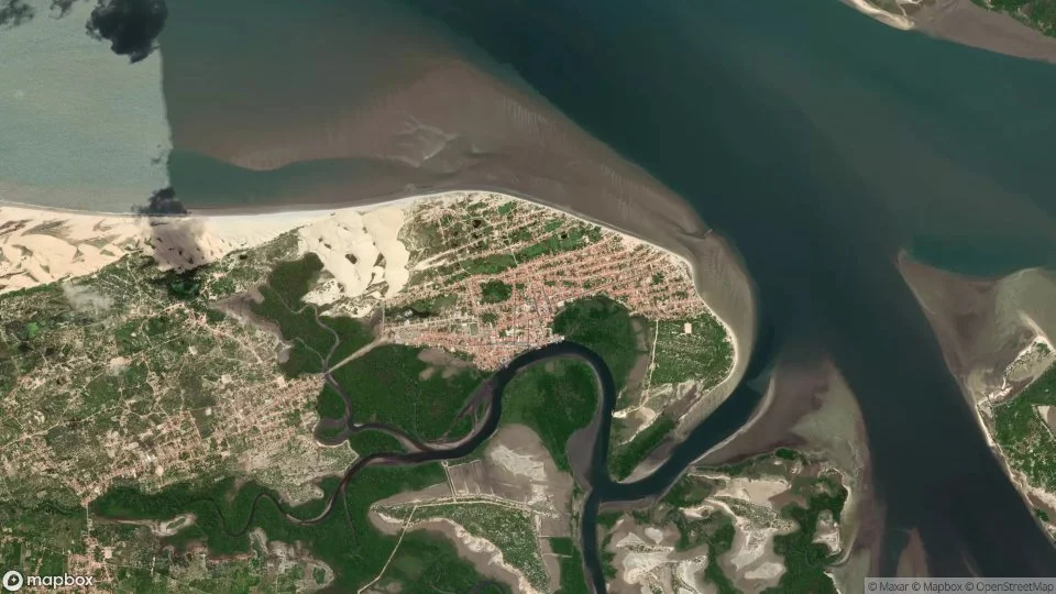 Imagem aérea de tutoia