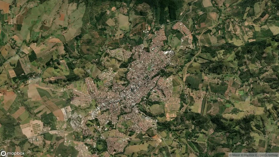 Vista aérea de Andradas