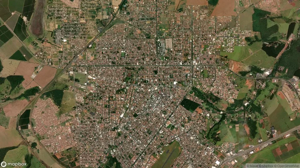 Imagem aérea de araguari