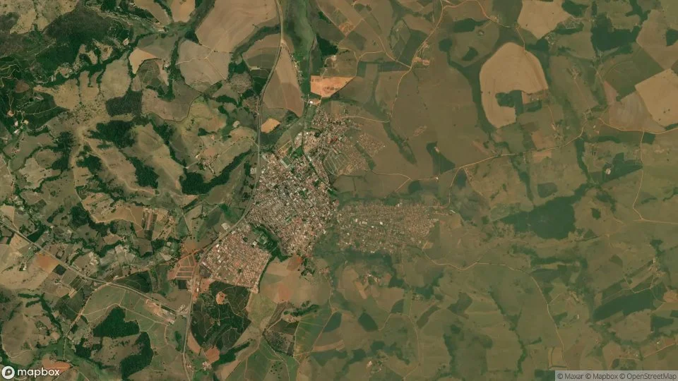 Imagem aérea de areado