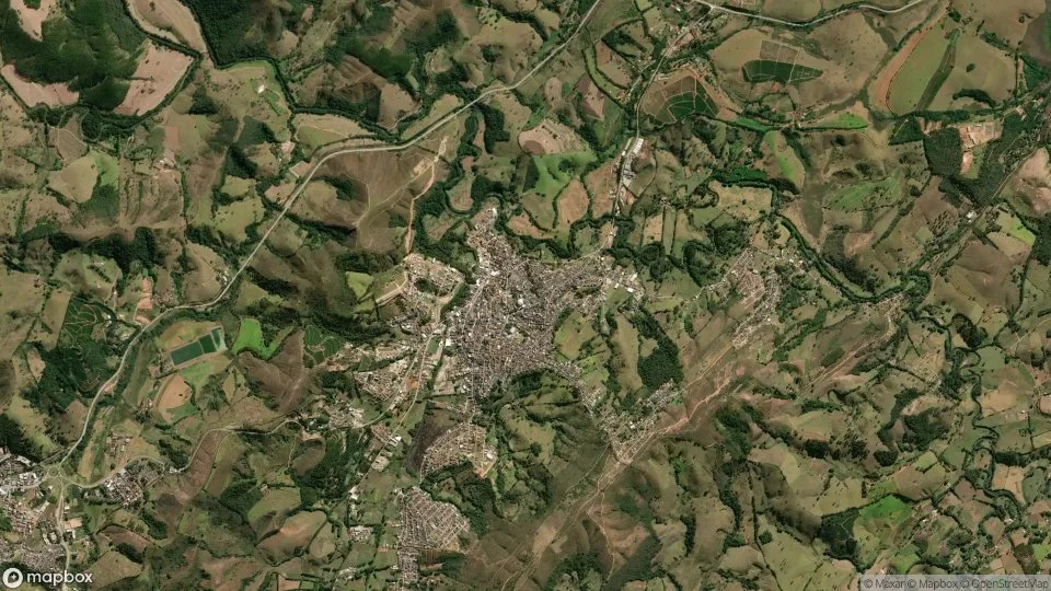Imagem aérea de baependi